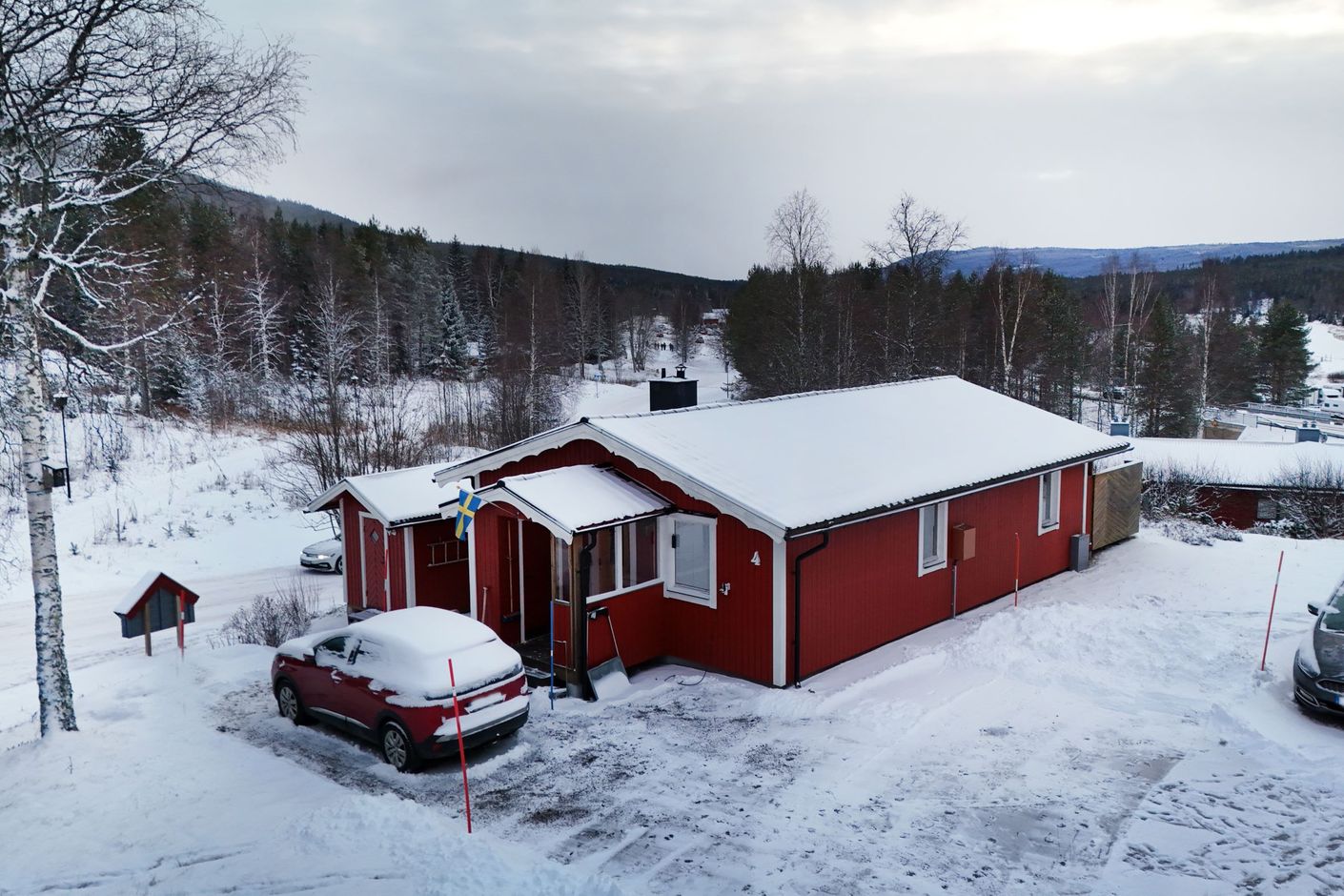 6 Bäddar 500 m från liften