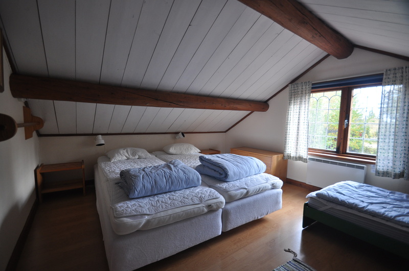 Sovrum på loftet