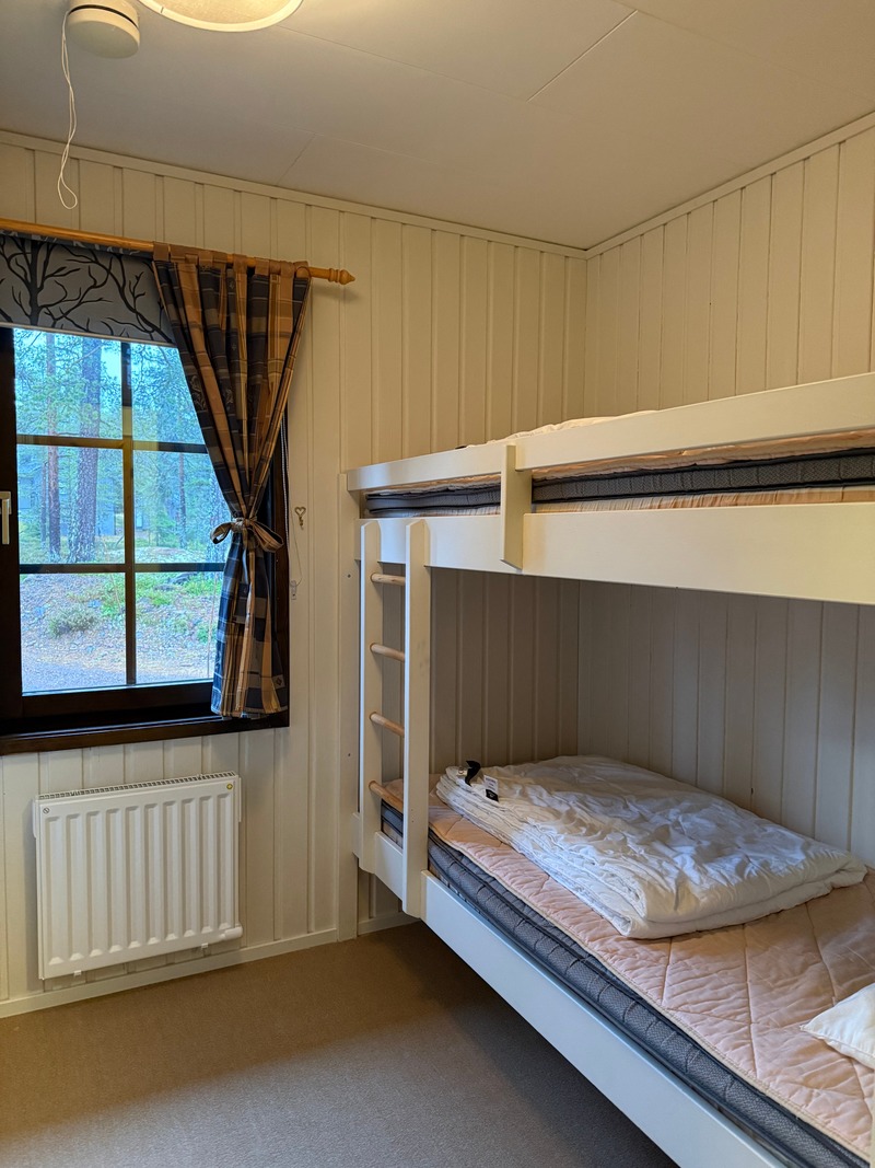 Sovrum 3 med en våningssäng 2 bäddar
